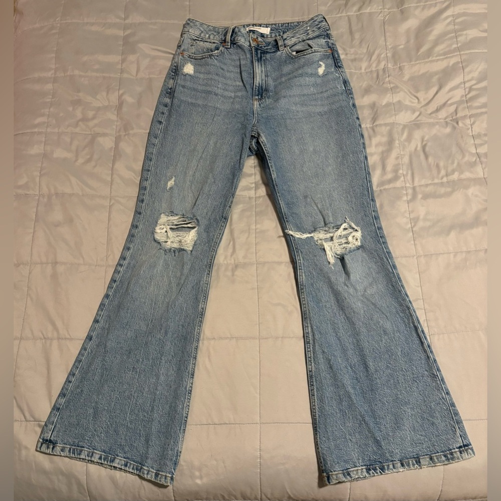 Garage high waisted flared jeans